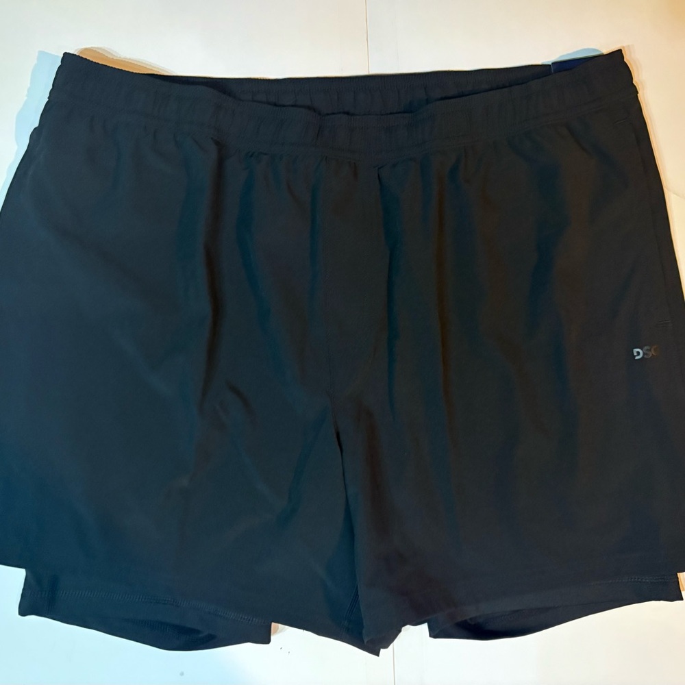 DSG Black Athletic Shorts Lightweight Design